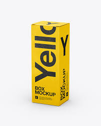 Download Nasal Spray Box Mockup 25 Angle Front View High Angle Shot In Box Mockups On Yellow Images Object Mockups