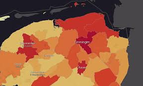 Nederland is een dieprode vlek op de nieuwe voornamelijk groene europese coronakaart. Sgcnemym7x63xm