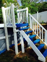 Intex Diy Pool Steps Swimming Pools Backyard Pool Steps Above Ground Pool Steps