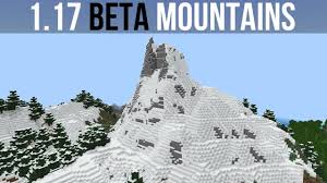 Be 1.18.0) used variants and one unused variant in the biome family. Minecraft 1 17 Beta Mountains Cliffs First Look Youtube