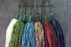 Custom Couture Tassel Art Jewelry Best Dressed Shabby Chic Lagen Look Style Tassels And Necklaces Wholesale Tassel Necklace Etsy Artwear Tassel Necklace