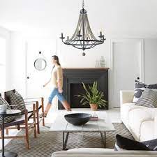 How to light a room with string lights: Overhead Lighting Living Room Ideas Photos Houzz