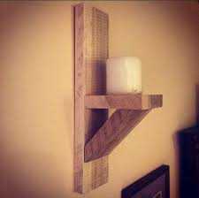 From the pallet wood, i cut 2' strips of the 2x4. Diy Wall Mounted Pallet Candle Holders 101 Pallets
