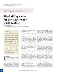 elite level rugby union football