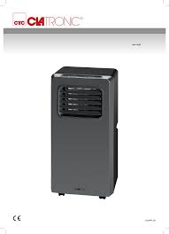 Bisher ein solides klimagerät das bei beachtung alle gegebenheiten der wohnung/haus an. Bedienungsanleitung Clatronic Cl 3672 Deutsch 58 Seiten