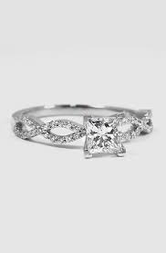 18k White Gold Infinity Diamond Ring Dream Engagement Rings Wedding Rings Unique Infinity Ring Wedding