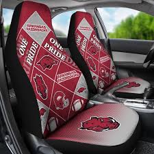 Pride Flag Of Pro Arkansas Razorbacks Car Seat Covers Arkansas Razorbacks Arkansas Car Seats