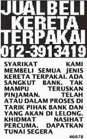So kate la ade pembeli utk beli kereta kenari saya. Muazz Car Seller 43674 Carsinmalaysia Com