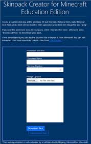 Download for others allows teachers or it admins to download a packages that they can install on student pcs. Minecraft Skin Compiler For Minecraft Education Edition Alfintech Computer