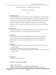 Kertas cadangan program isra mikraj 1. Kertas Kerja Majlis Sambutan Israk Mikraj