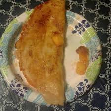 Fruit filled crepe-ala-pancake lol