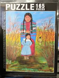 The goal is to bring them back together into a single image. Lakota Art Jigsaw Puzzles