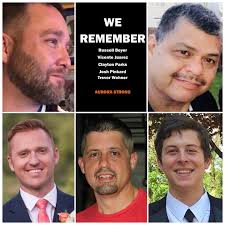 ❤️AURORA REMEMBERS: 🌹February 15, 2019 shook Aurora, but didn't shatter  Aurora. 🌹February 15, 2019 bruised Aurora, but didn't break Aurora. On  this day, six years later: 🕊🕊🕊🕊🕊WE REMEMBER Russell Beyer, Vicente  Juarez,
