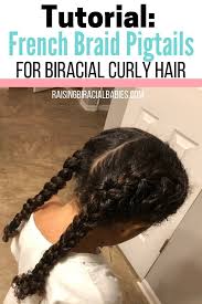 The better moisturized your hair is before you put in the braids, the better hydrated it will stay for the entire time your braids are in. Braided Hairstyles For Mixed Hair Tutorial For French Braid Pigtails