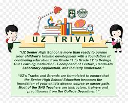 By john corpuz 20 february 2020 show off your flair for obscure knowledge with the best trivia apps for iphone. Transparent High School Student Png Trivia About Teachers In The Philippines Png Download Vhv