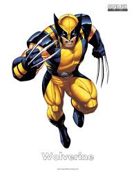 Wolverine coloring pages will appeal to boys of any age, and this is not surprising, because this famous superhero has incredible strength: Superhero Coloring Super Fun Coloring