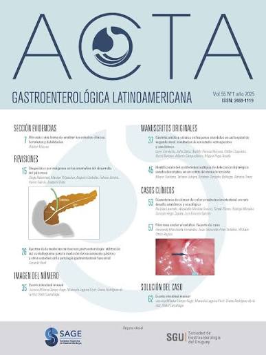 Vol. 55 N&uacute;m. 1 (2025): Acta Gastroenterol&oacute;gica Latinoamericana | Acta Gastroenterol&oacute;gica Latinoamericana