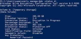 This is an active prompt. Enable Bitlocker Drive Encryption In Windows Server 2012 Petri It Knowledgebase