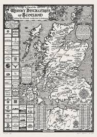 Hand Drawn Scotland Whisky Map Fine Art Print By Manuscript Etsy In 2020 Whisky Map Whisky Gifting Whisky