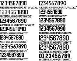 Jenis font angka di ktp. Jenis Font Angka Radea