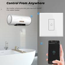 Readjusting the time setting, trip lever pin positions or the fireman's switch solves many water heater timer issues. Uk 20a Wifi Boiler Water Heater Switch 4400w Tuya Smart Life App Remote Control On Off Timer Voice Control Google Home Alexa Shopee Malaysia