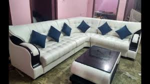 L shape sofa and corner sofa are available in fabric and leatherette at very affordable price. New Model Sofa Set Designs L Shape Sofa Set Designs Sofa Making From Manufacturer Furniture Youtube
