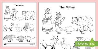 38+ mitten coloring pages for printing and coloring. The Mitten Story Words Coloring Page Teacher Made