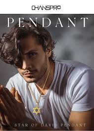 Collar con colgante de estrella Magen de David para mujer, cadena de  Israel, acero inoxidable Judaica, Color dorado/Negro, joyería judía para  hombres, P813