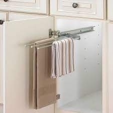 Kitchen towel racks for cabinets. You Ll Want To Copy These Ideas For Storing Towels In A Small Bathroom Kitchen Towel Rack Kitchen Towel Holder Cabinet Organization