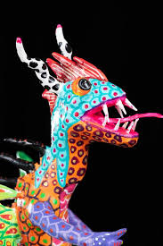 In the 1930s, linares fell very ill and while he was in bed, unconscious. Paper Mache Alebrije Mexican Dragon Green Wings Authentic Folk Art Carapan Mexican Folk Art Store Since 1950