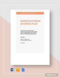 Your business plan isn't just to show potential investors and otherwise hide away in a filing cabinet. Manufacturing Business Plan Templates 15 Free Word Pdf Format Download Free Premium Templates