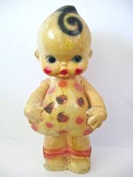 Vintage 50s 60s Huge Chalk Ware Chalkware Plaster Kewpie Doll Etsy Kewpie Dolls Kewpie Baby Angel Wings