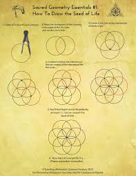 Instructions Seed Of Life 01 Jpg 1 275 1 650 Pixels Heilige Geometrie Symbole Tattoos Mit Heiliger Geometrie Geometrie Kunst