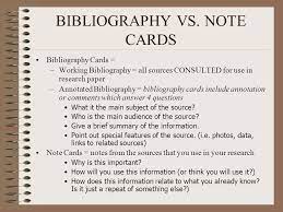 So here are the steps below that should help you make a proper bibliography in the different styles: Bibliography Cards Note Cards Ppt Download