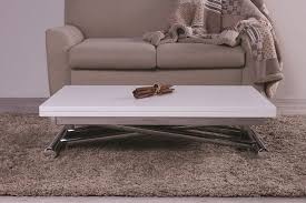 Nest the tables together to form a coffee table that is the perfect size for you, or separate the tables and scatter around the room for a cohesive living room style. Coffee Table Transformable In Dining Table With Gas Mechanism Idfdesign