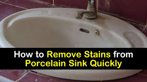 I would strangle anyone who tried to change it!! 4 Incredible Ways To Remove Stains From A Porcelain Sink