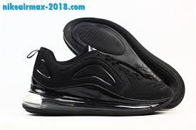 Fashion Mens Nike Air Max 720 Kpu For Sale Triple Black Tenis