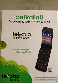 It is gsm unlocked and can only be used for just talk or talk and text. New Alcatel Smartflip 4052c Cricket Unlocked Hd