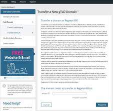 Transfer A Domain Into Register365