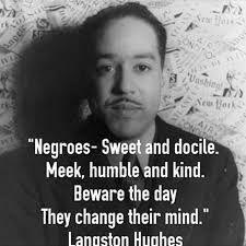 Langston Hughes Quote Black History Month Resources African American History Black History Month
