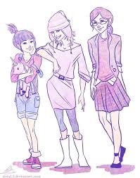 Anges Edith And Margo By Viria13 On Deviantart Disney Fan Art Nerd Girl Fan Art