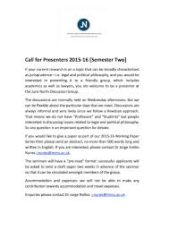 For example, if your sample size was small or limited to a specific group of people, note that this limits its generalizability. Juris North Call For Presenters Jurisprudence Discussion Group Dr Jorge S World