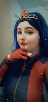 Film Descendants collier coeur rouge Evie collier couronne coeur Evie le  plus juste deguisement reine des coeurs bijoux Fan