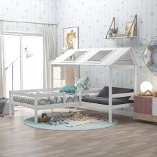 Buy cheap kids twin and full size beds on clearance twin and full size beds. 79 In Kids Beds Kids Bedroom Furniture The Home Depot