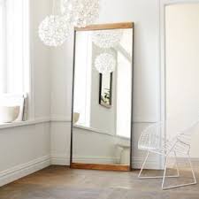 Metal Wood Floor Mirror West Elm Industrial Floor Mirrors Floor Mirror Modern Floor Mirrors
