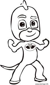 Dessin pyjamasque à imprimer : Coloriage Gluglu Disney Junior Pyjamasques Jecolorie Com