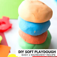 This easy homemade playdough recipe is truly the best! Soft Cornstarch Playdough Little Bins For Little Hands