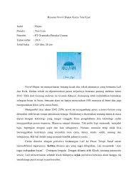 Bencana alam yang sangat mematikan. Resensi Novel Hujan Tereliye