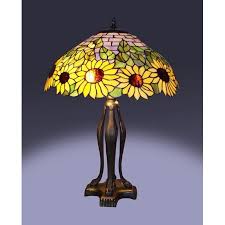 Free shipping · name brands · huge selection · low prices Upc 814882010138 Serena D Italia Tiffany 2 Light Sunflower 25 In Table Lamp Upcitemdb Com