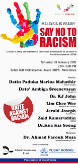 What is the 'international convention on the elimination of all forms of racial discrimination' ('icerd')? Say No To Racism Islamic Renaissance Front Irf